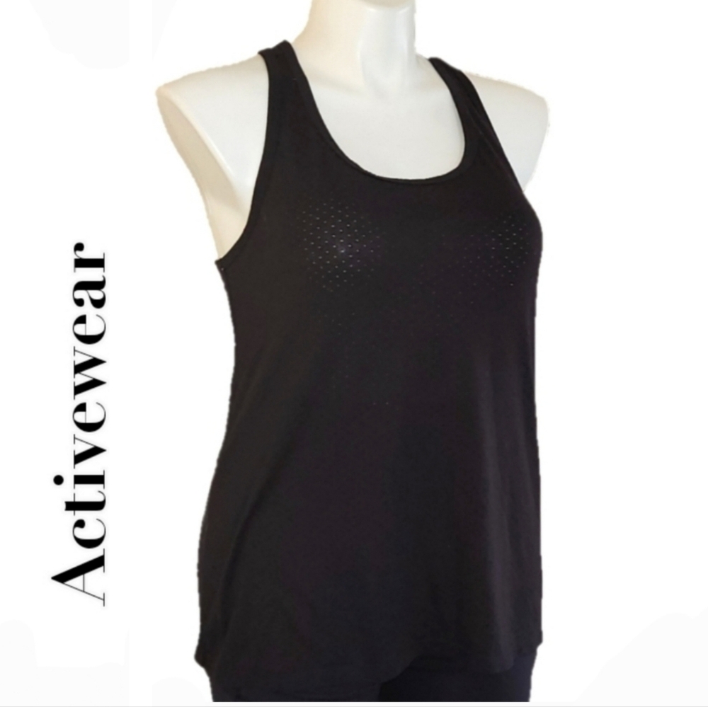 Black Racerback Tank Top - Picture 13 of 13